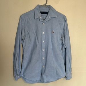 Ralph Lauren Dress Butt Down Shirt Size S